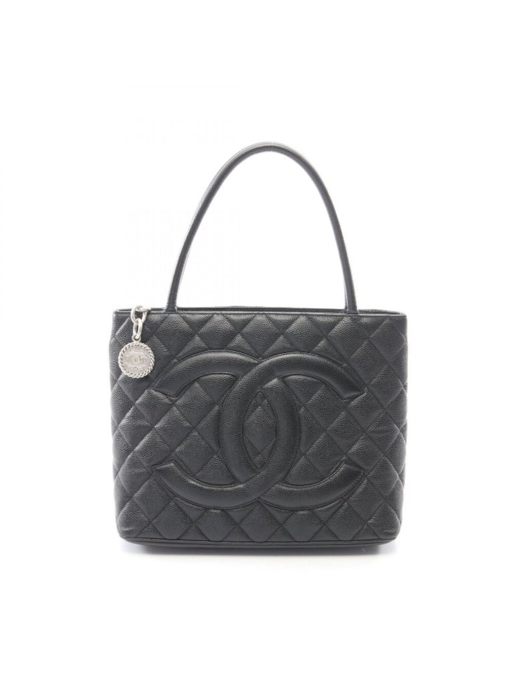 Chanel Tote Reissue Black Caviar Leather